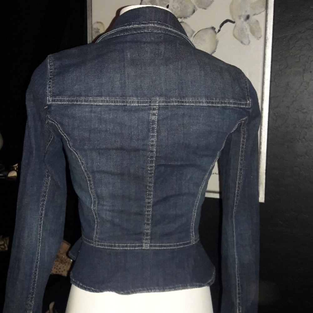 White House/Black Market Jean Jacket - Picture 5 of 8